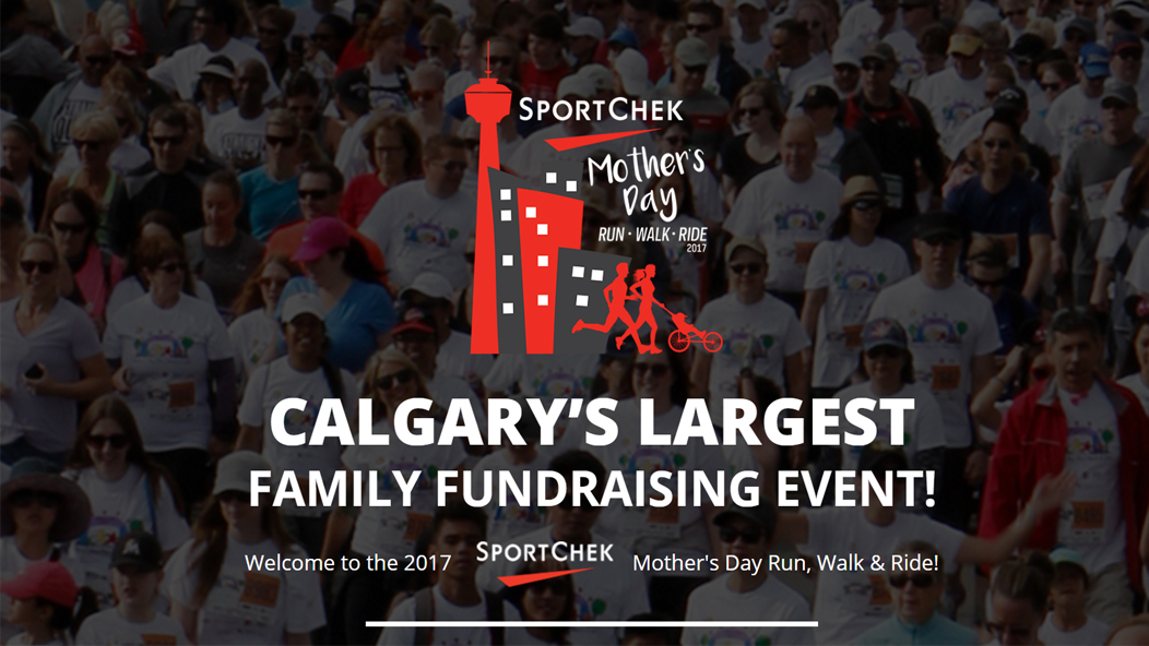 Register today for the Sport Chek Mother’s Day Run, Walk & Ride!