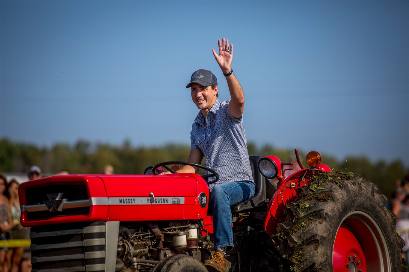 Tractor driving