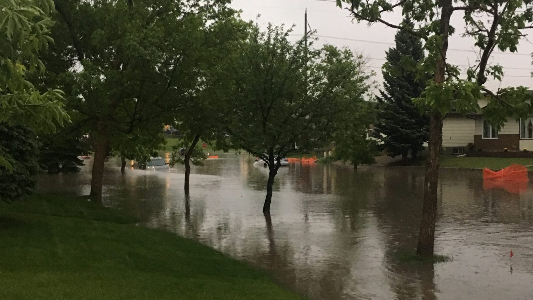 Alberta storm causes damage from hail, flash floods