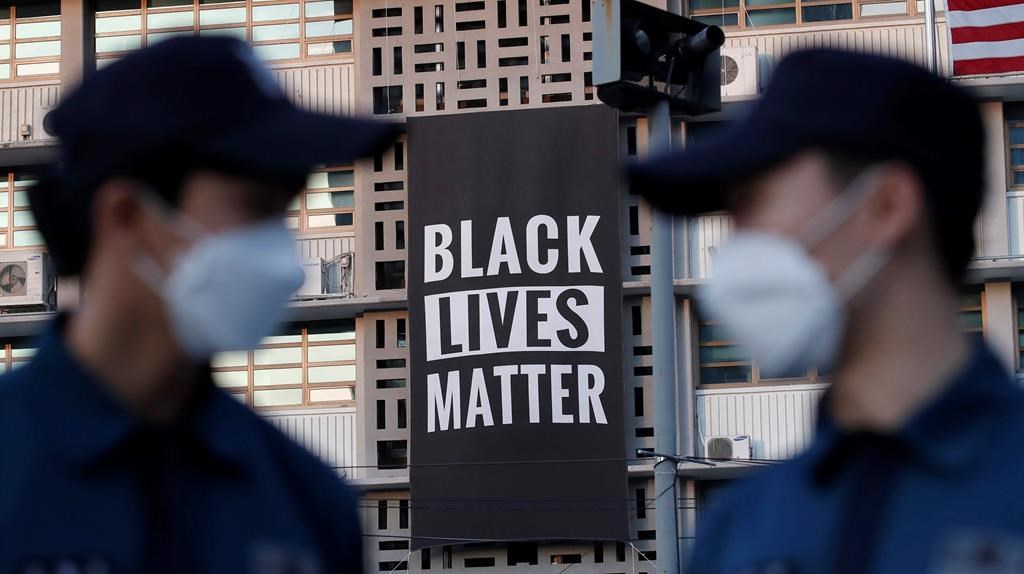 Black Lives Matter banner removed at US Embassy in Seoul | CityNews Calgary