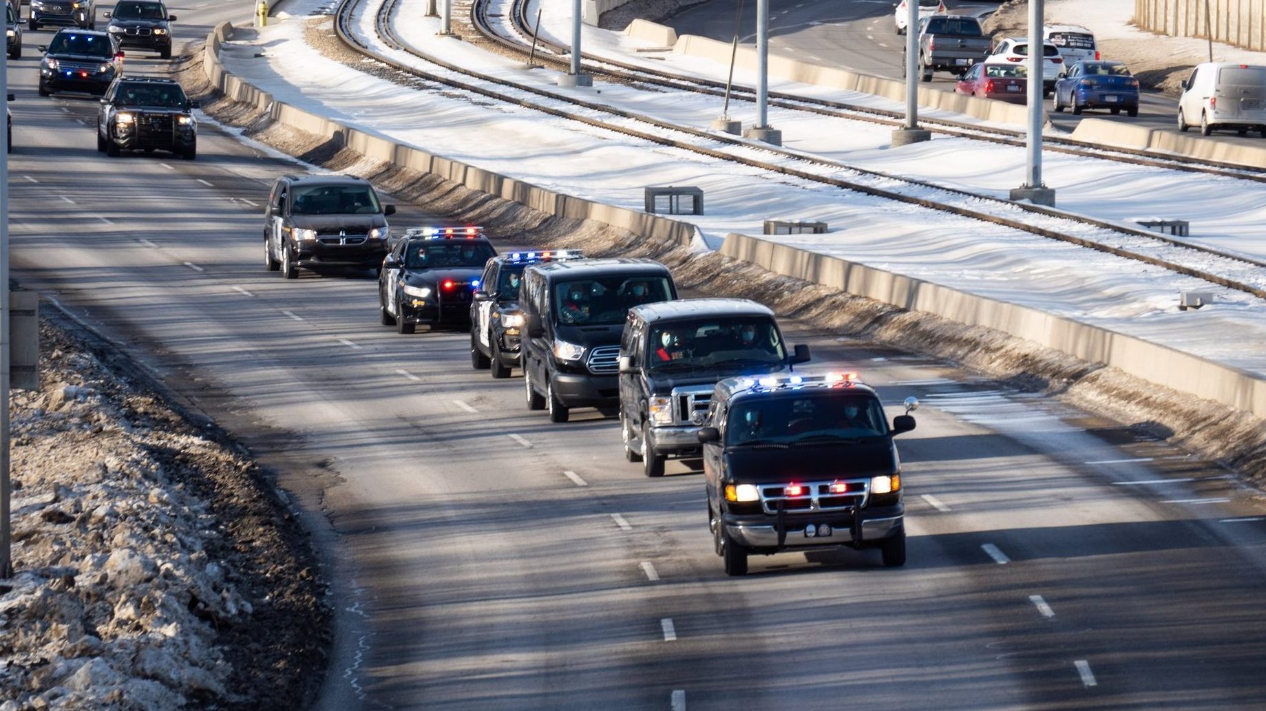 Police escort for Calgary officer killed in line of duty