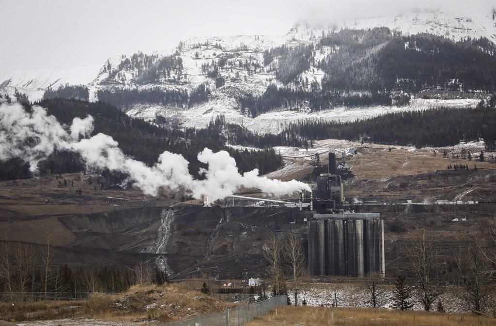 A coal mining operation in Sparwood, B.C.