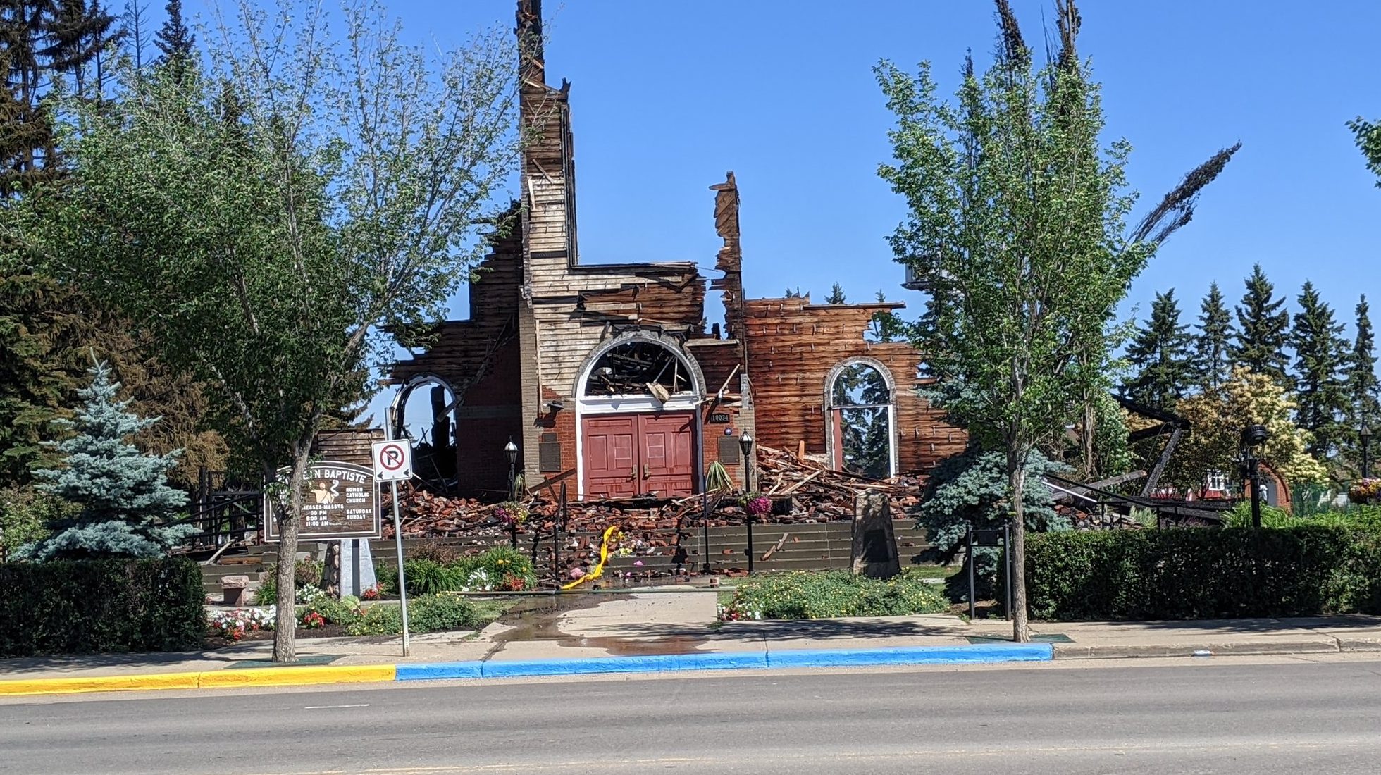 Morinville cancels Canada Day festivities following church fire