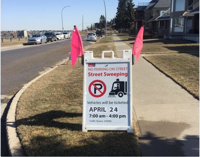 Calgary Street Sweeping program resumes Friday for most neighborhoods