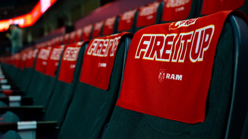 Calgary Flames 'Fire It Up!' towels