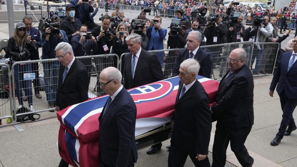 A final farewell: national funeral in Montreal for Canadiens legend Guy Lafleur