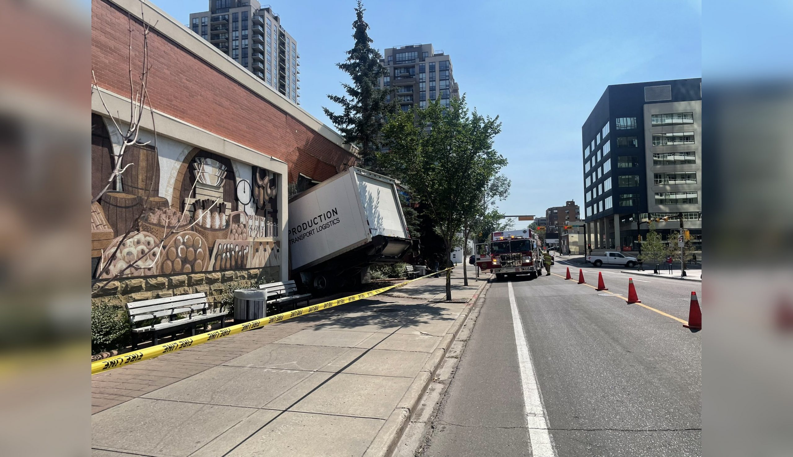 Calgary crash Stolen truck slams into Coop CityNews Calgary