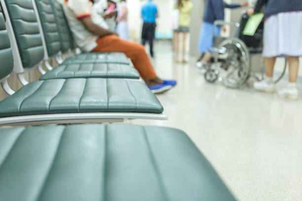 Waiting seats for patients in the hospital.
