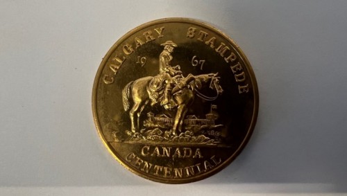 Specialty Calgary Stampede coins found by Calgary police