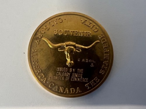 Specialty Calgary Stampede coins found by Calgary police