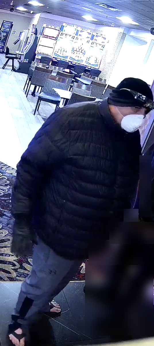 Police suspect in casino armed robbery