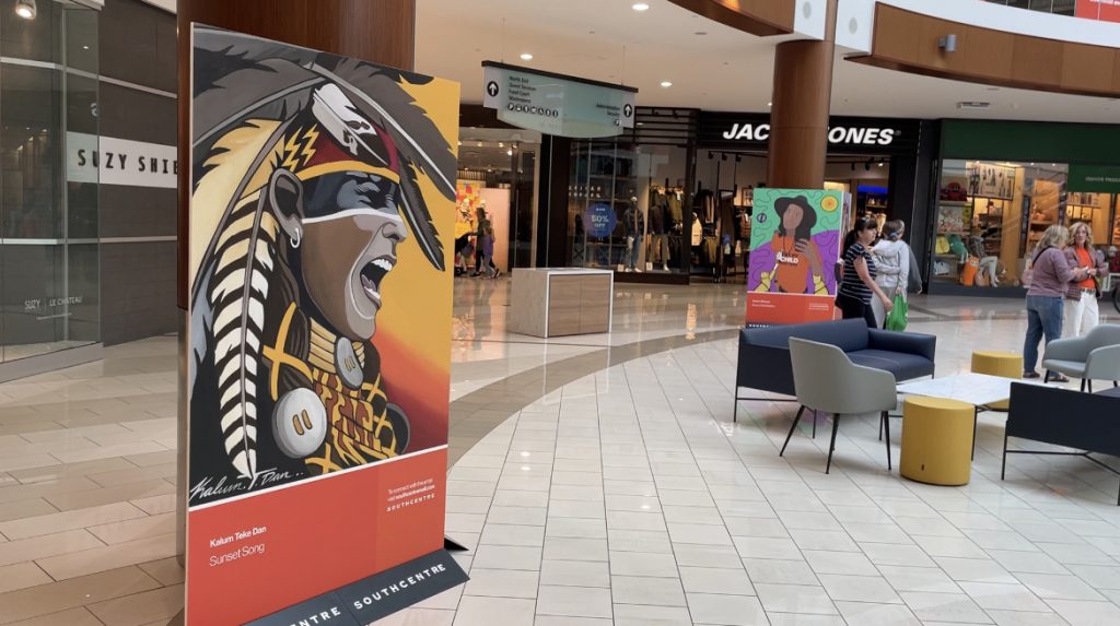 Indigenous art shown at Calgary's Southcentre Mall