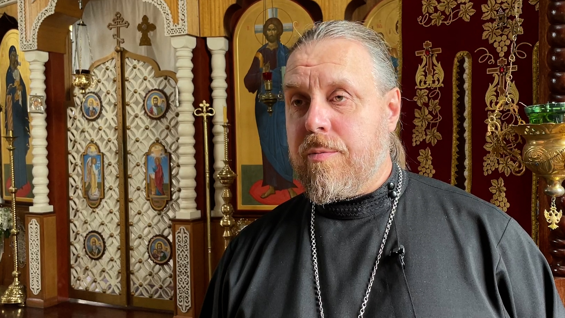 A photo of Father Dmitry Grygoryev of the All Saints Russian Orthodox Church located in northeast Calgary