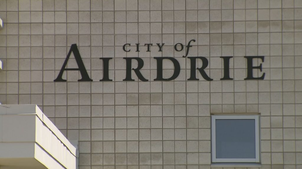 A City of Airdrie sign