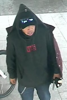 A picture of a suspect wanted in connection with a fight and shooting at the Calgary Marlborough CTrain Station 