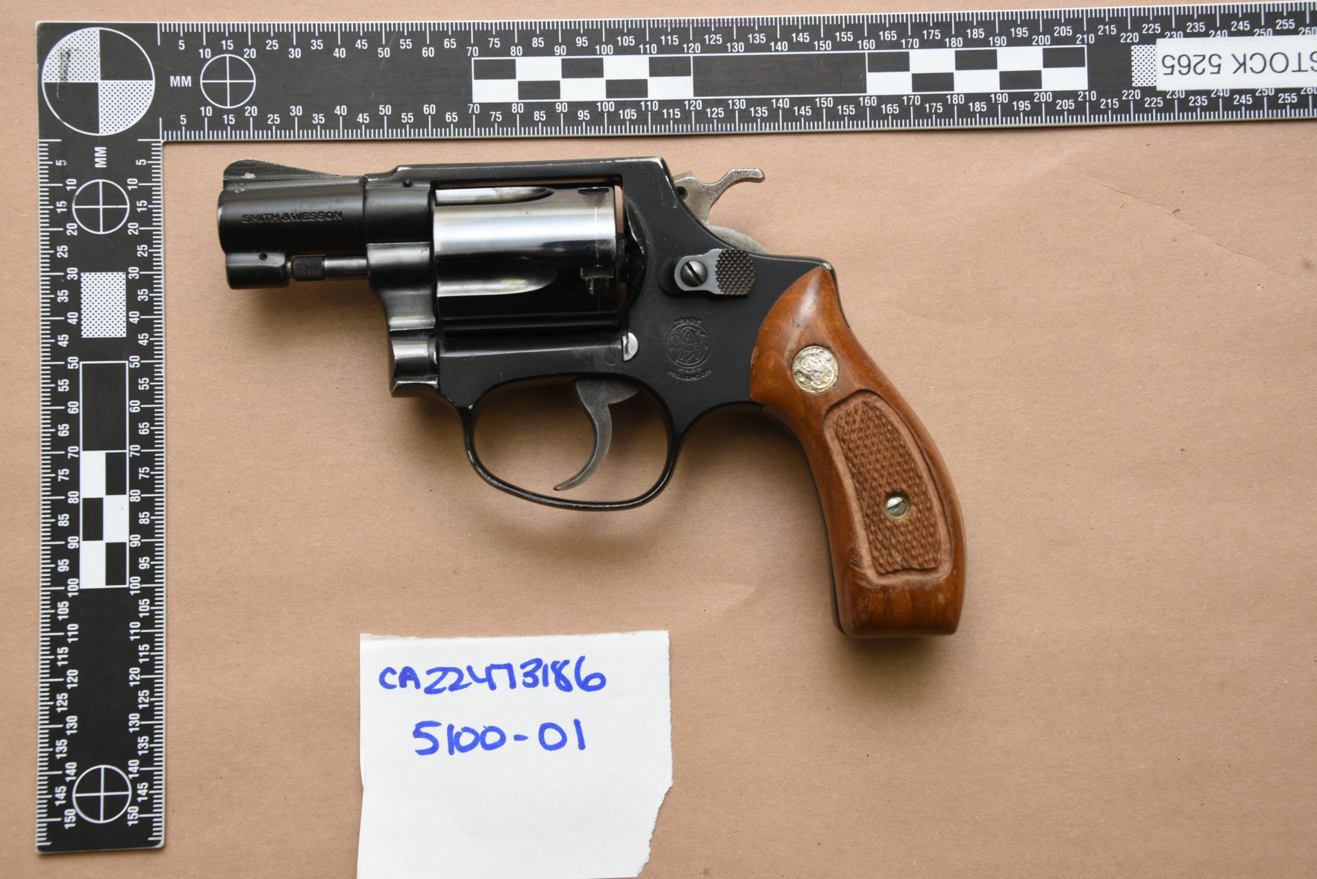 22-12-21revolver A .38 special revolver found by police
