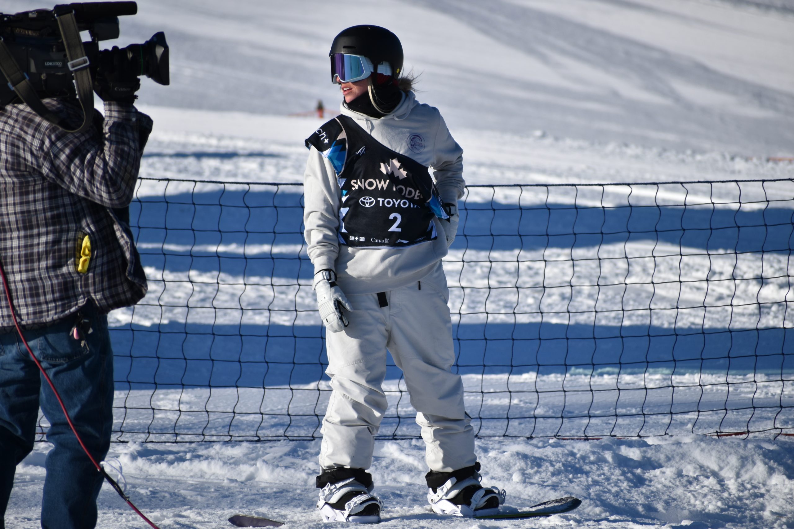 FIS Snowboard Slopestyle World Cup action at Calgary's WinSport on Saturday, Feb. 11, for the 2023 Snow Rodeo