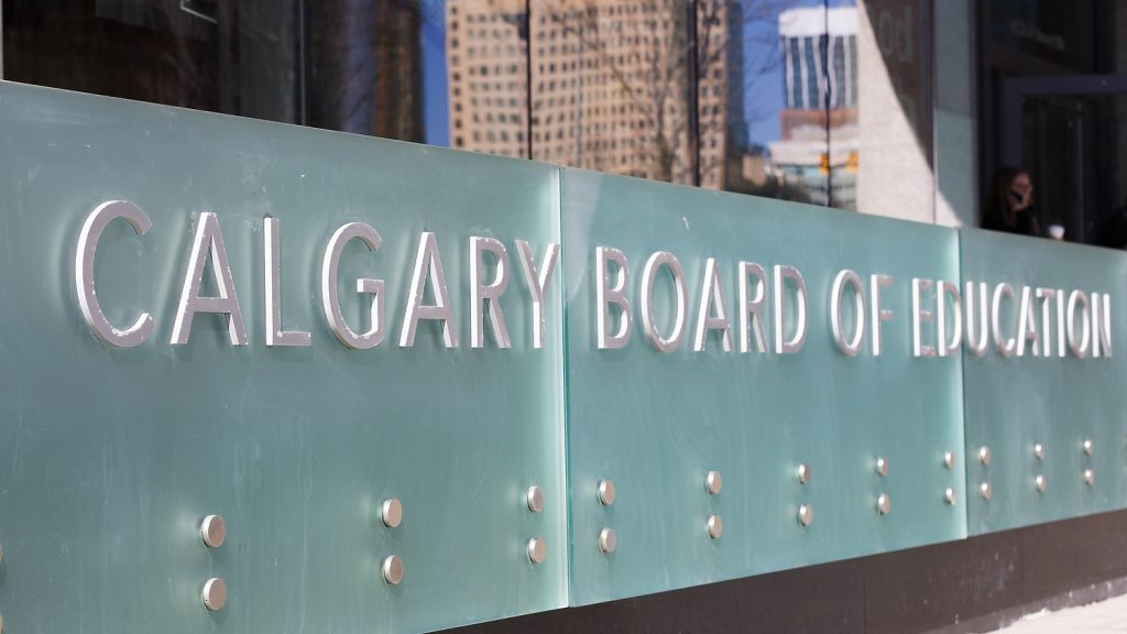 The office of the Calgary Board of Education