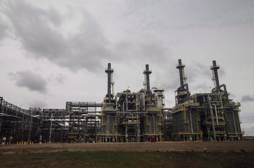 A processing unit at Suncor Fort Hills facility in Fort McMurray