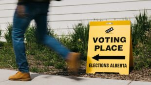 Voting Place Sign