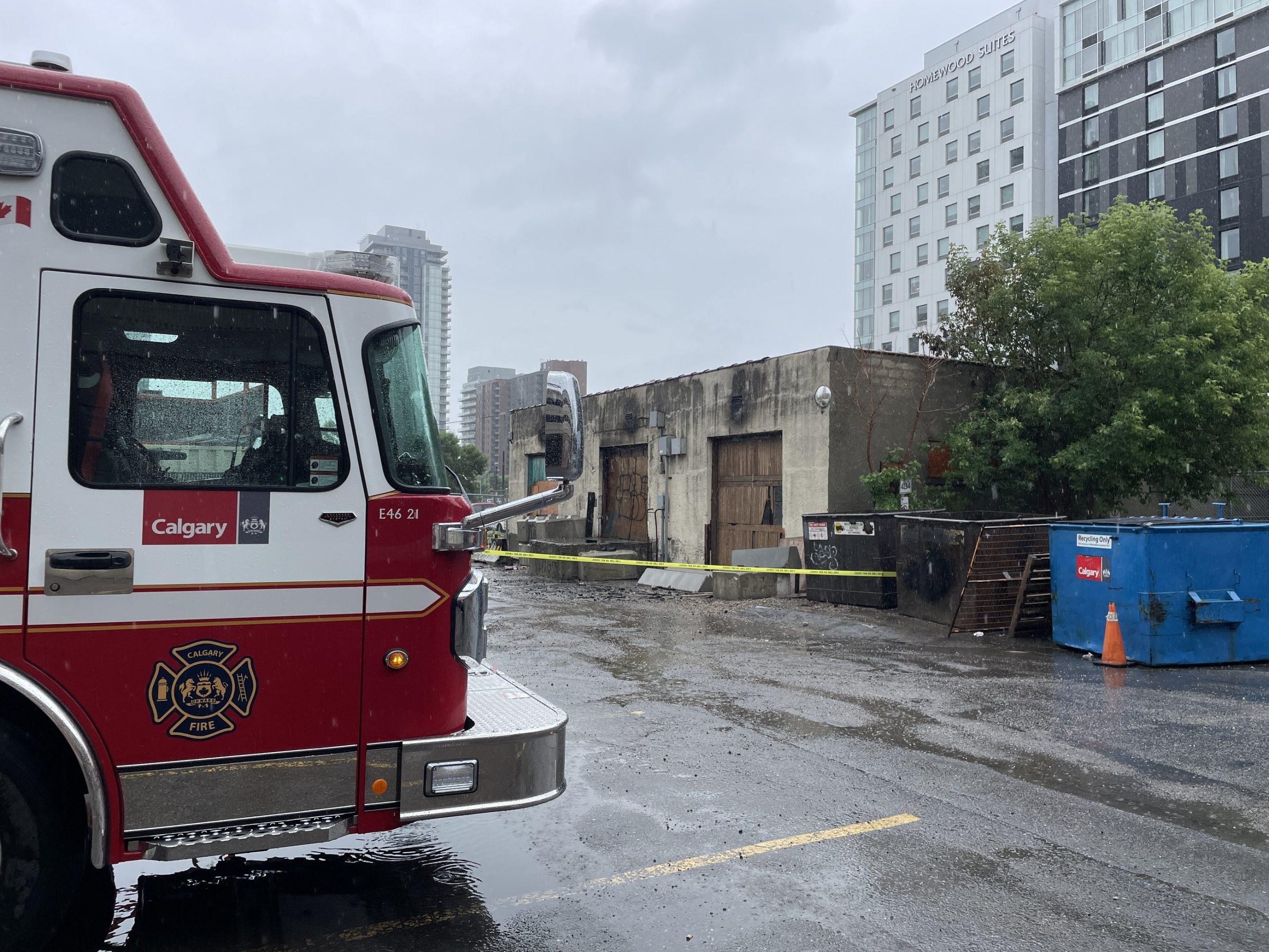 Calgary east village warehouse fire 2 