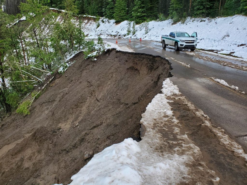 Miette Road by Jasper National Park