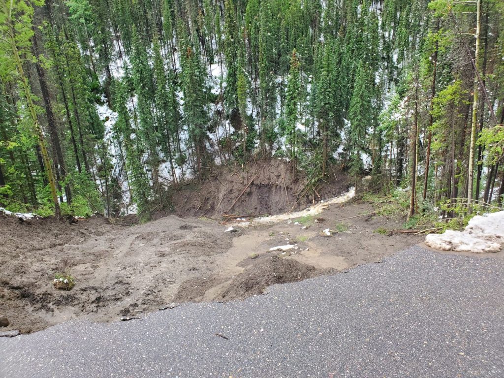 Miette Road by Jasper National Park