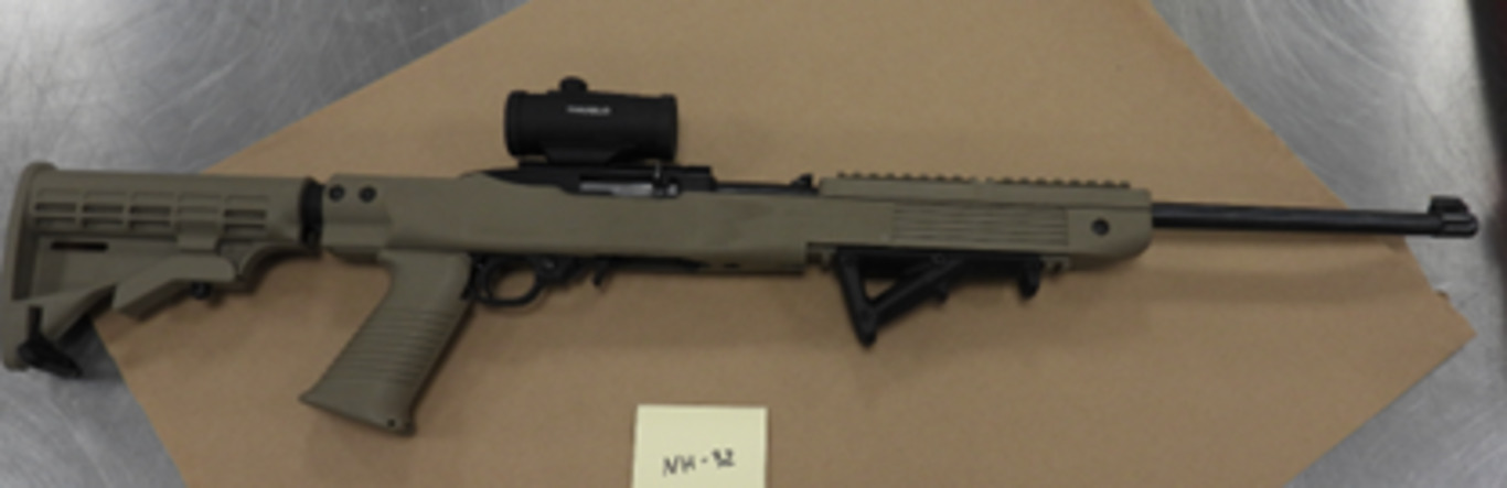 Calgary police seized multiple firearms, ammunition, 3D printers and drugs as part of a national project targeting weapons trafficking. (Courtesy Calgary Police)