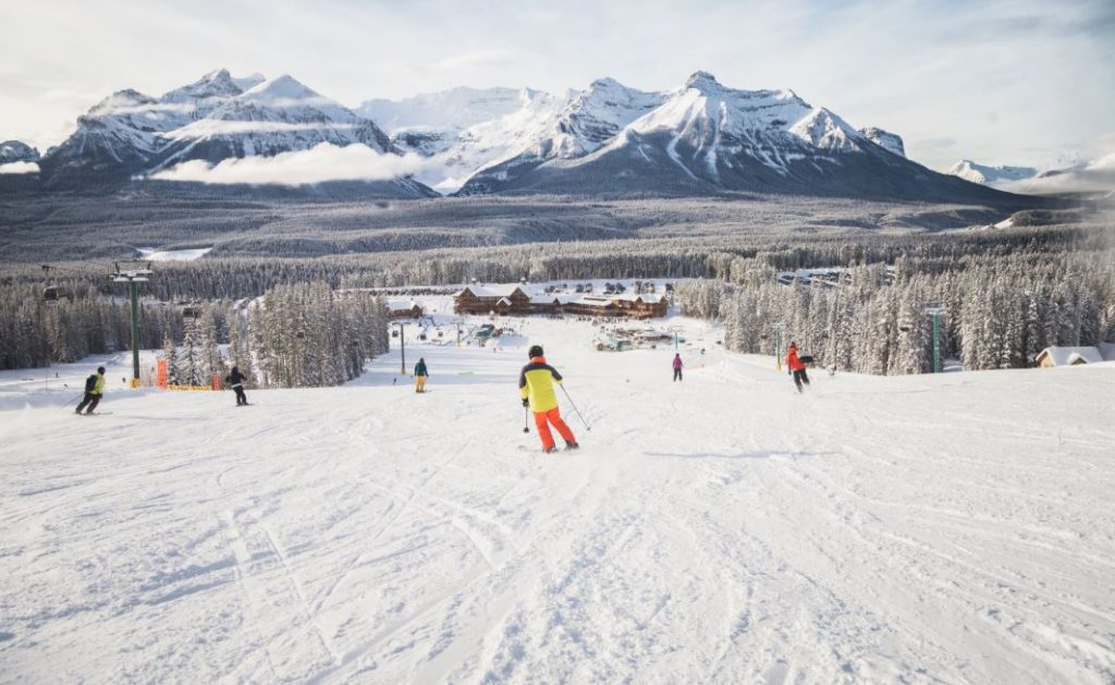 Lake Louise skiing