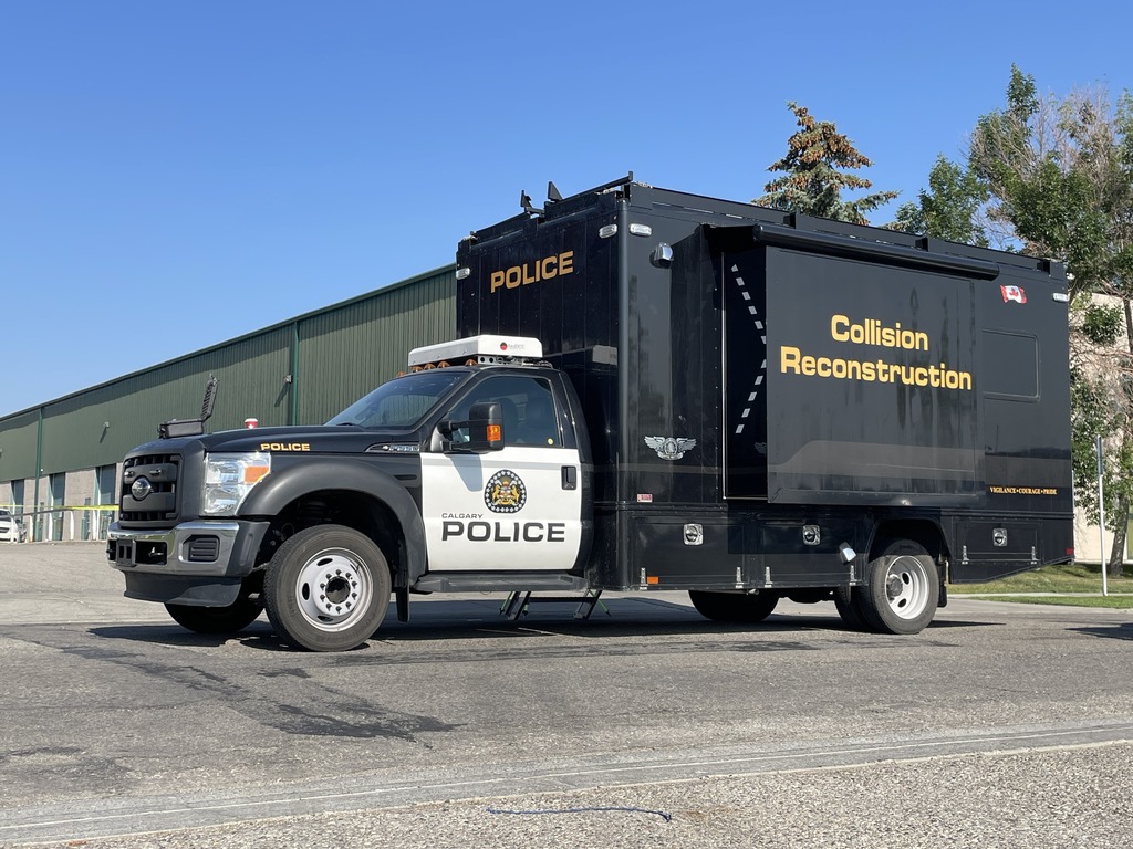 Calgary police and reconstructionists are on scene in the northeast community of Horizon, where a pedestrian was struck and killed in a hit and run on Friday, July 21, 2023.