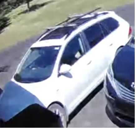 Cochrane RCMP say the suspects of three break and enters were driving a white, four-door Volkswagen sedan. 