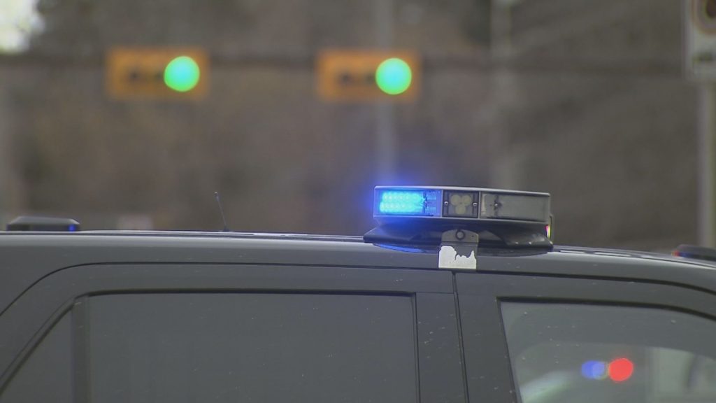 Calgary police stop van driving erratically with hood up in NE