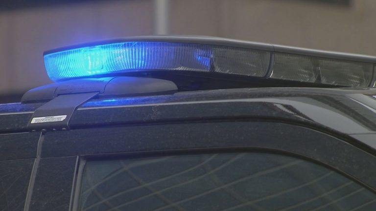 FILE - Lights flash on a Calgary police cruiser. (Nick Blakeney, CityNews image)