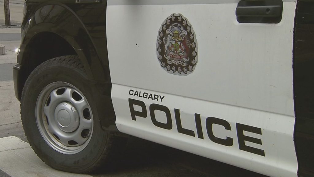 A Calgary police vehicle.