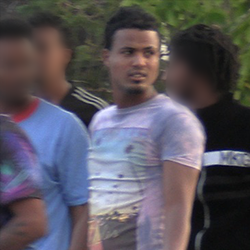 Calgary police released photos of 16 persons of interest in a violent clash between two Eritrean groups in the northeast community of Falconridge on Sept. 2, asking the public to help identify them. (Courtesy Calgary police)