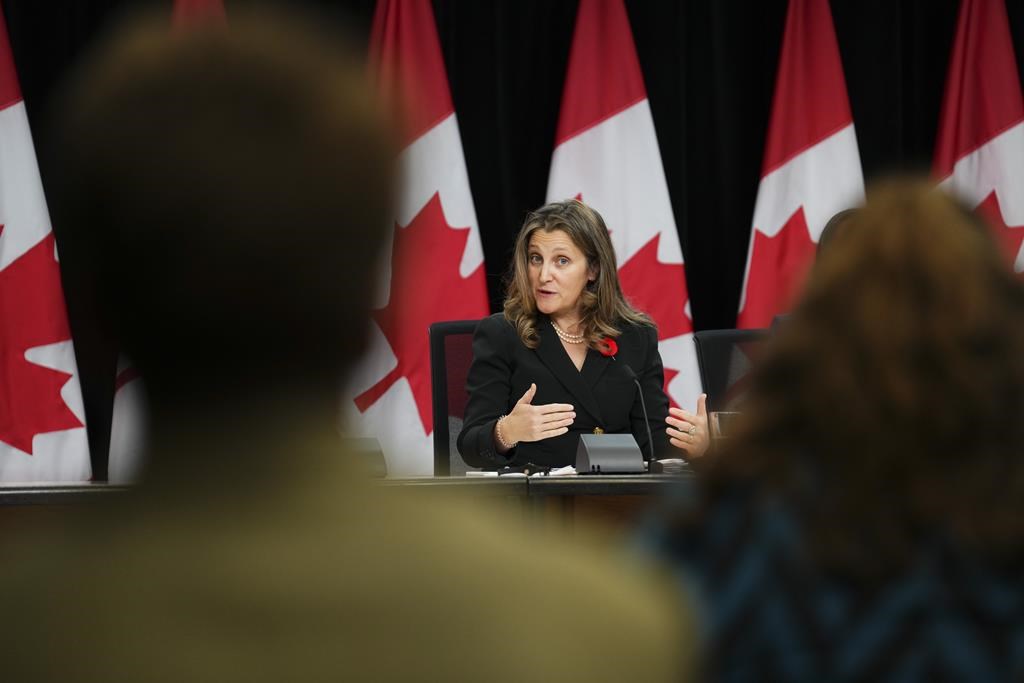 Freeland to meet with provincial finance ministers on possible Alberta CPP withdrawal | CityNews Calgary