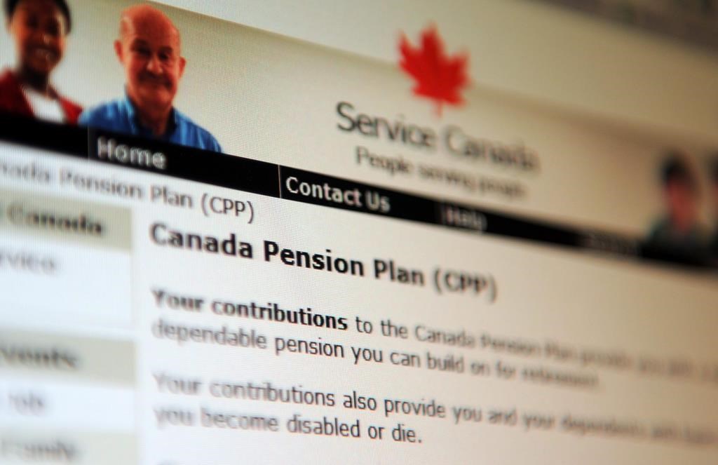 Information regarding the Canada Pension Plan is displayed on the Service Canada website.