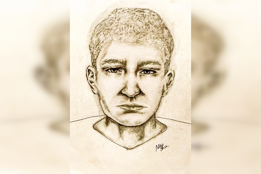 A composite sketch of the man thought to be responsible for assaulting another driver during a road rage incident back in September.