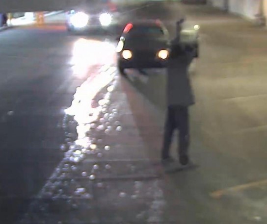 A man who holds a compound bow at RCMP officers at the Red Deer Regional hospital in Red Deer 