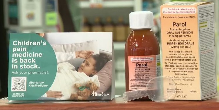 Alberta's $70M deal with a Turkish company for children's medicine last December is now being called a "costly and ineffective" move by some. The medication is pictured at an Alberta pharmacy in March 2023. (CityNews file photo)