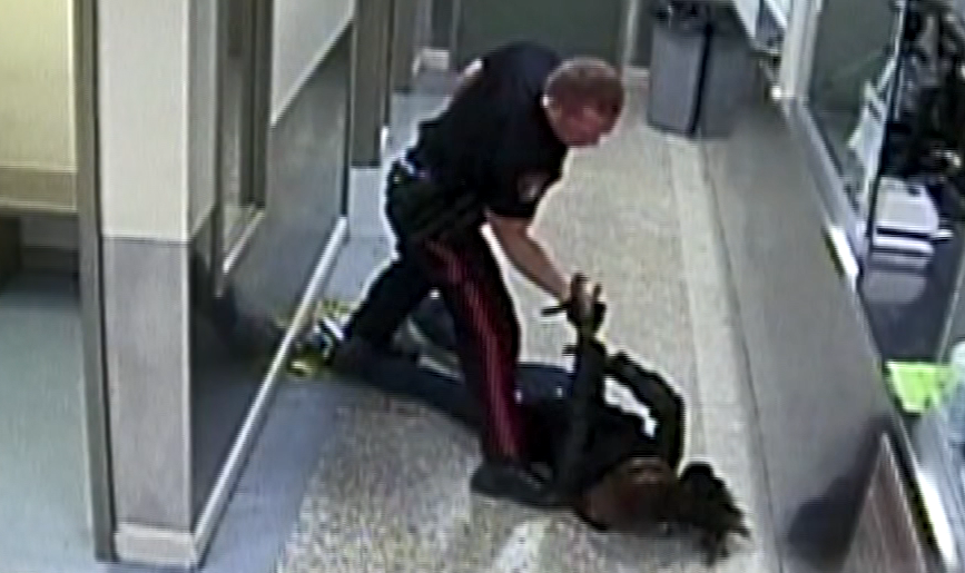 Calgary police officer who slammed handcuffed woman to the ground in 2017 fired