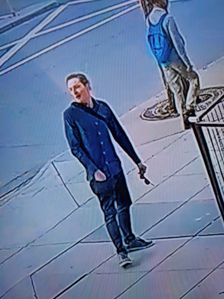 Calgary police are asking the public for help in identifying a man they believe assaulted a woman downtown in October. (Courtesy Calgary Police)