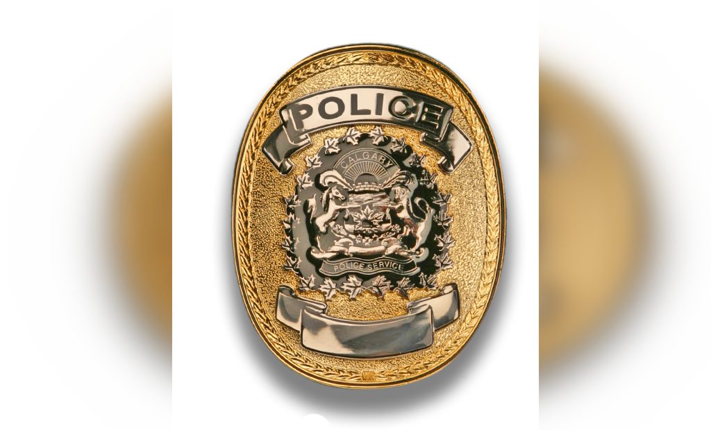 Calgary police say a CPS badge was stolen from the vehicle of an off-duty cop over the weekend. (Courtesy Calgary police)