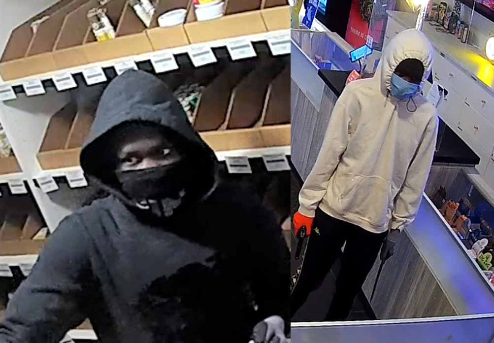 Suspects police accuse of being responsible for a string of cannabis store robberies in Calgary