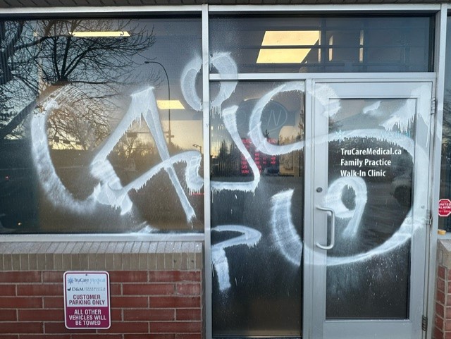 A northwest Calgary doctor says abuse from patients and vandalism is driving physicians out of family practice. (Courtesy Farhan Khan)