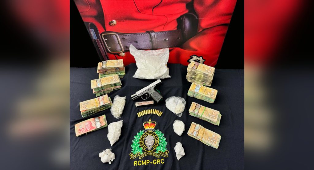 Cocaine and other items seized by RCMP Federal Serious and Organized Crime (FSOC)