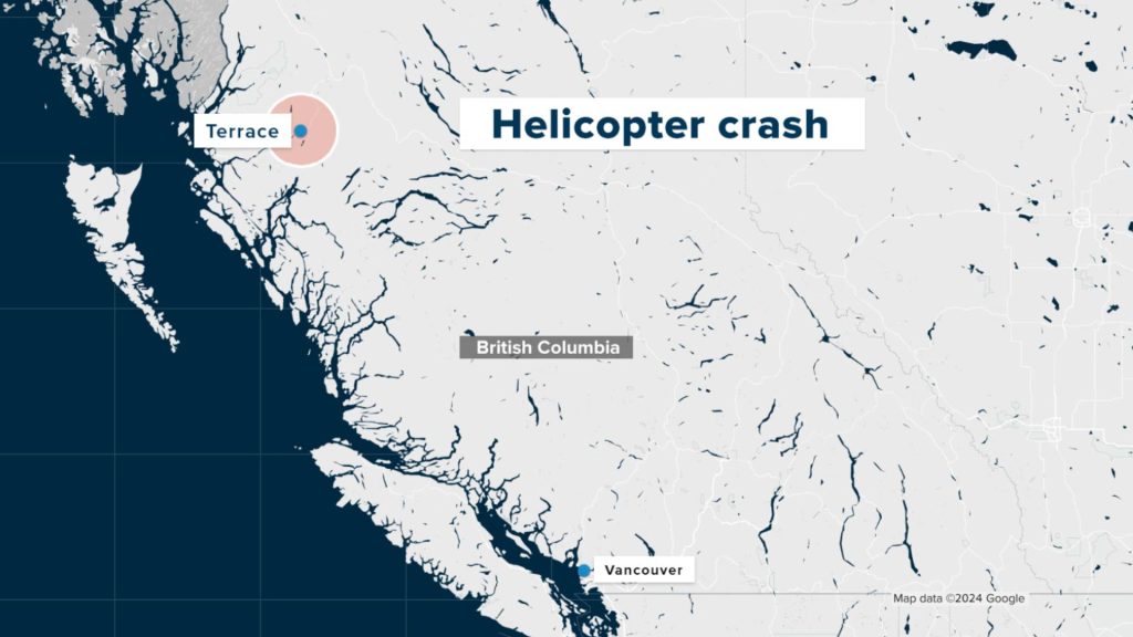 3 dead after heli-skiing crash north of Terrace