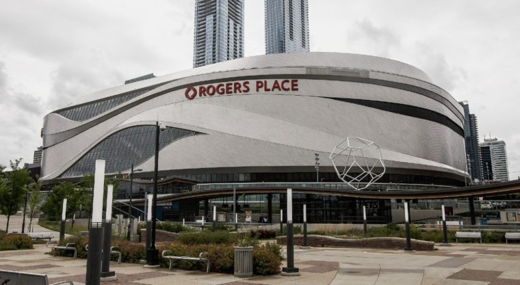 Rogers Place, home of the Edmonton Oilers, will host a WNBA pre-season game in May. (/Jason Franson/CP)