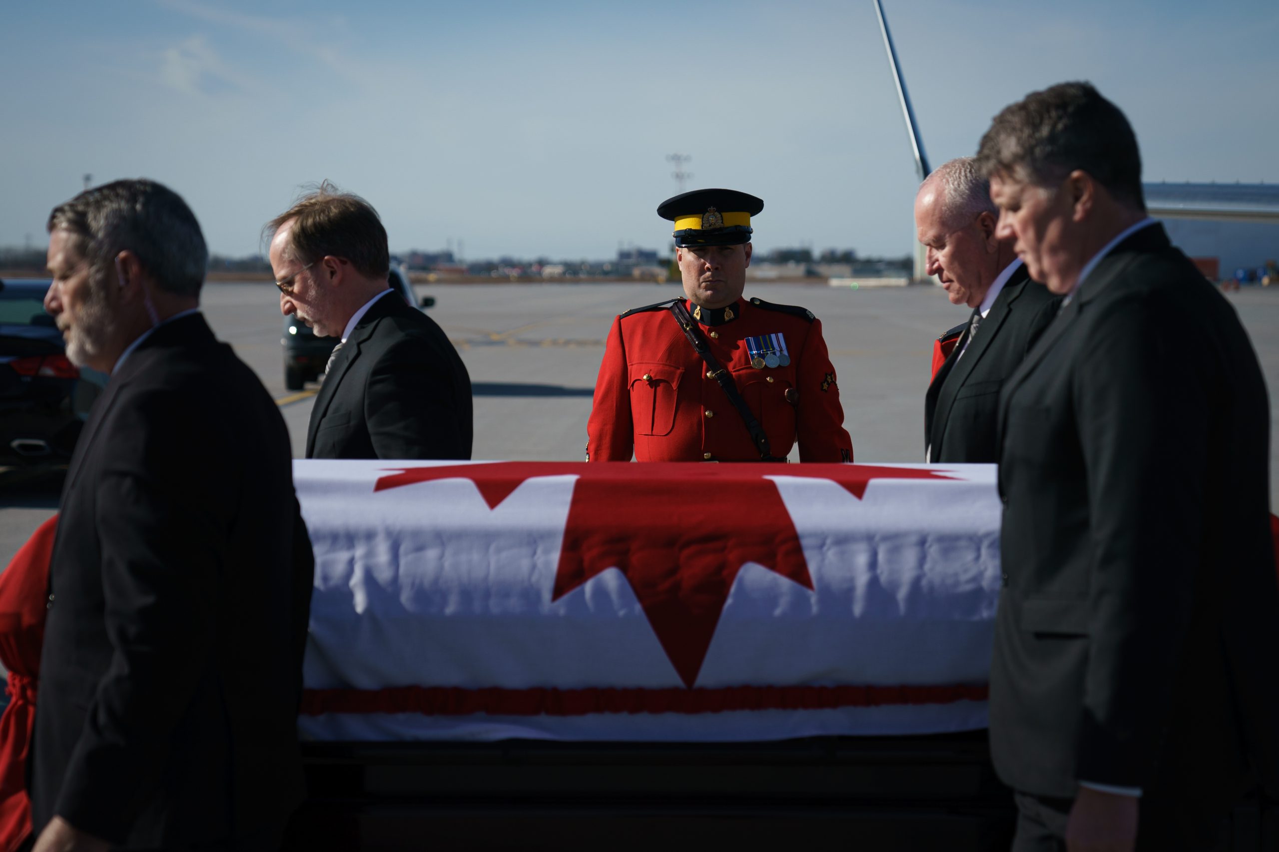 Body of former prime minister Mulroney arrives back in Canada