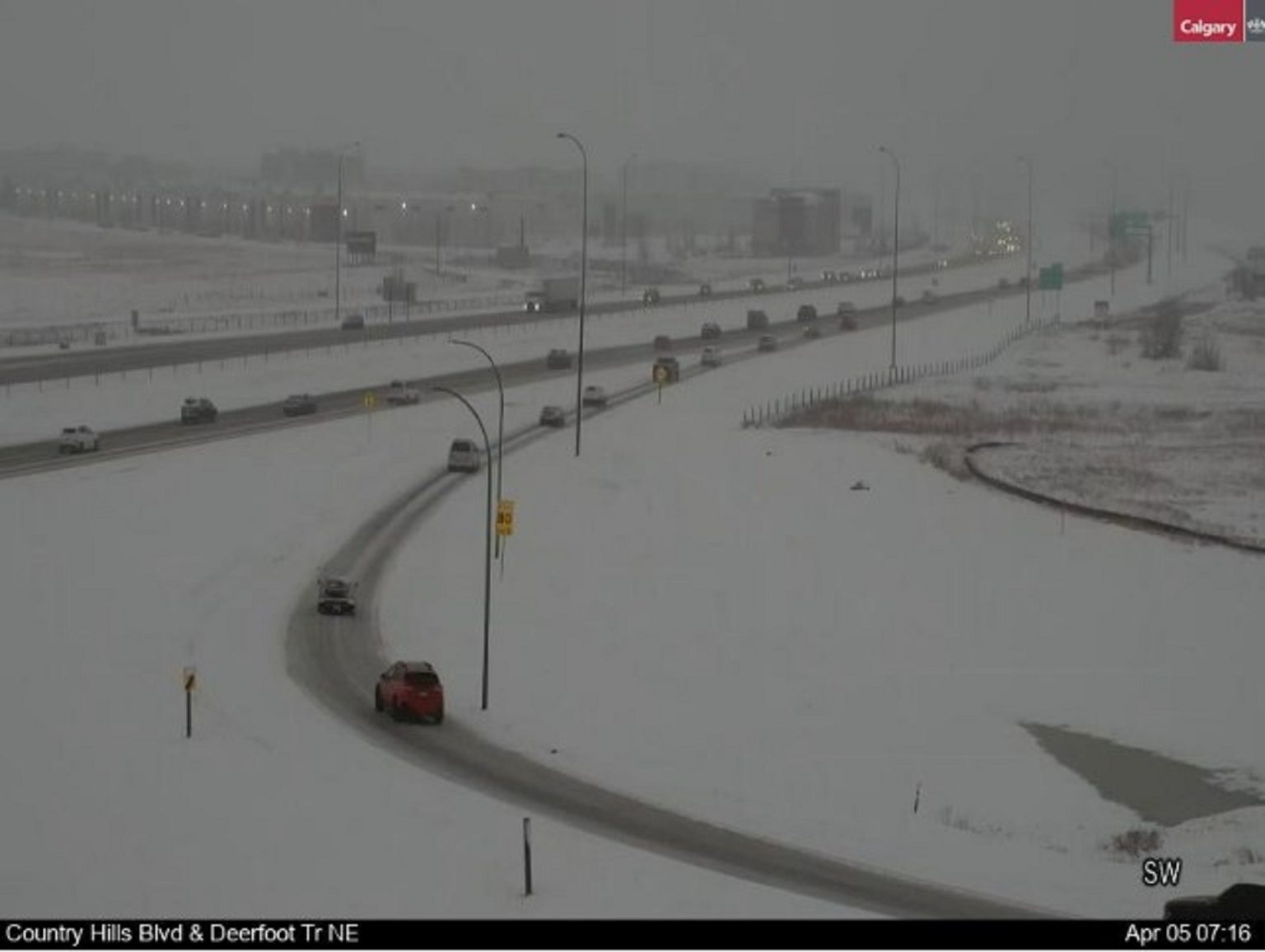 Calgary Hit With Heavy Wet Snow As Snowfall Warning Ends Citynews